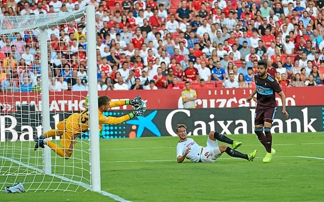 Sevilla F.C.  1-1  Celta: A la roca de Lopetegui le falta más pegada