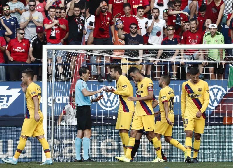 2-2. Ansu Fati despierta al Barça, que choca con la tenacidad de Osasuna