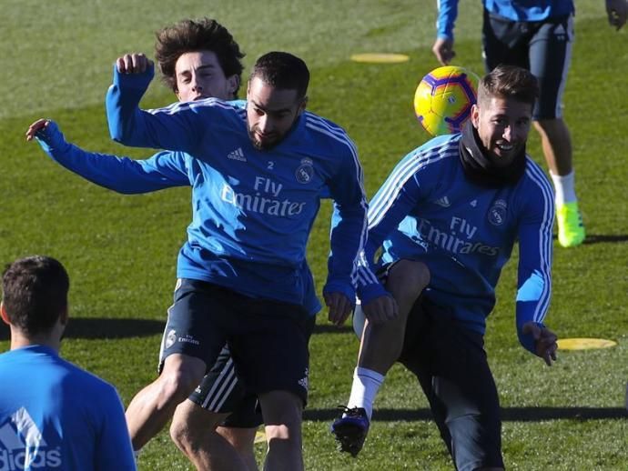 Ramos, Carvajal y Jovic se unen al grupo