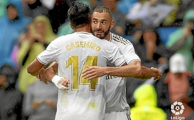 Real Madrid 3-2 Levante: Benzema pone goles a la intranquilidad