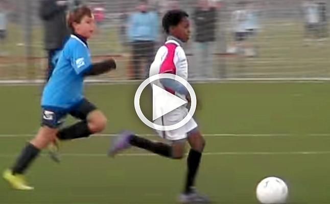 Así se las gastaba Fati en el Sevilla