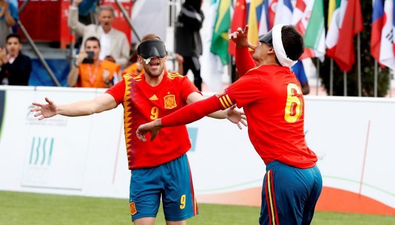 Orientación y táctica, España marca en Roma nuevas fronteras de fútbol para ciegos
