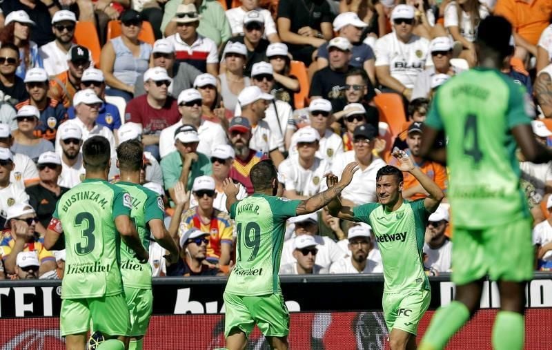 1-1. Un Valencia incapaz no puede con la defensa del Leganés