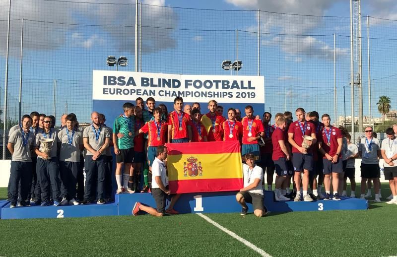 España se corona en Roma con su octavo Europeo de fútbol ciegos