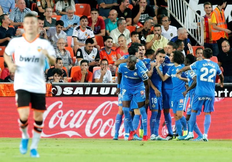 3-3. Un irregular Valencia cede ante el Getafe un nuevo empate en Mestalla