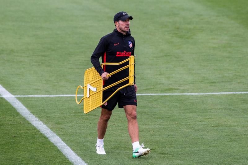 El Atlético vuelve a los entrenamientos sin Vitolo y Diego Costa