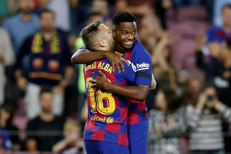 El Barça recupera a Jordi Alba y a Ansu Fati ante el Sevilla