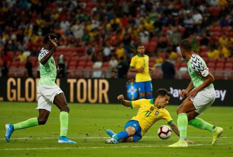 1-1. Sin Neymar y sin brillo, Brasil no pasa de un agrio empate con Nigeria