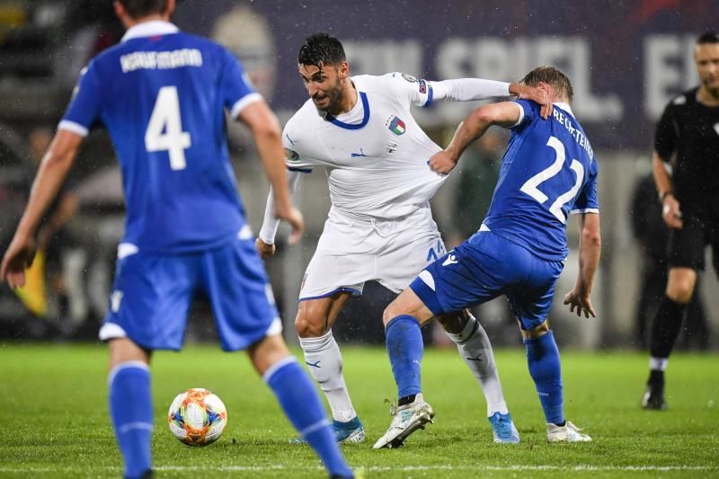 0-5: Italia golea a Liechtenstein y mantiene el pleno