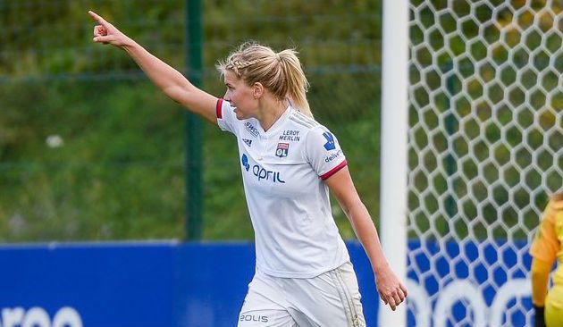 Ada Hegerberg, a un gol de ser la máxima goleadora histórica de la Champions