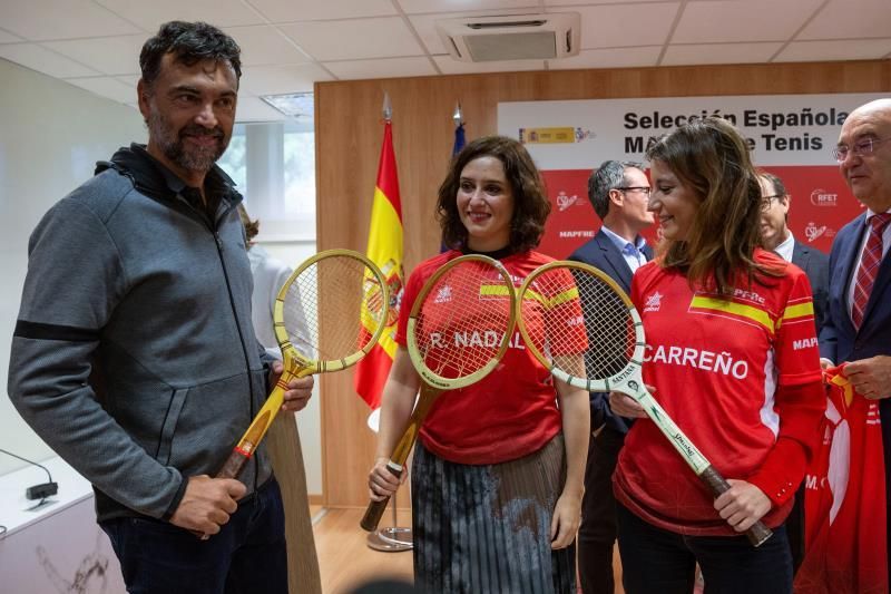 Nadal, Bautista, Carreño, Feliciano y Granollers, equipo español de la Davis