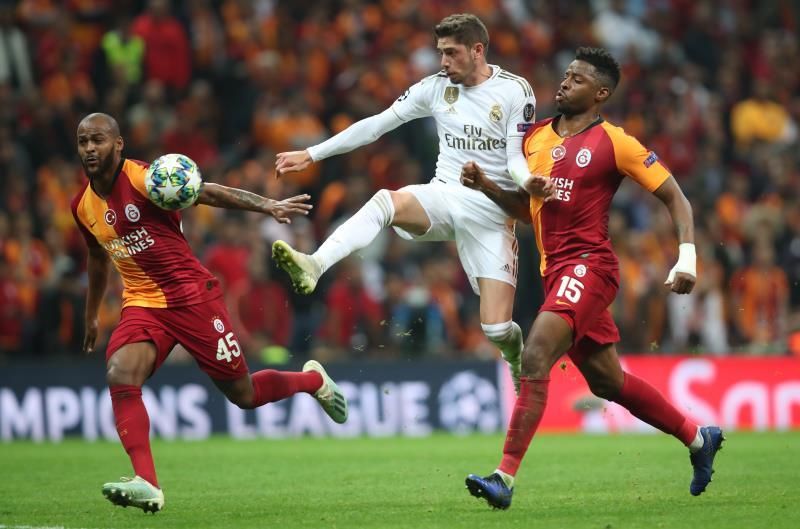 Muslera, un muro casi infranqueable; Valverde, despliegue incansable