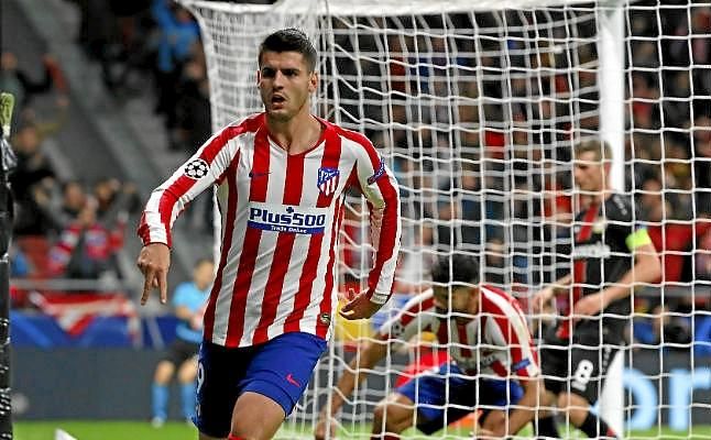 Morata, un gol histórico y balsámico en el mar de dudas rojiblanco
