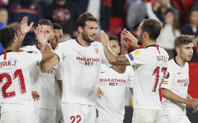 El Sevilla alcanza los 350 goles en Europa
