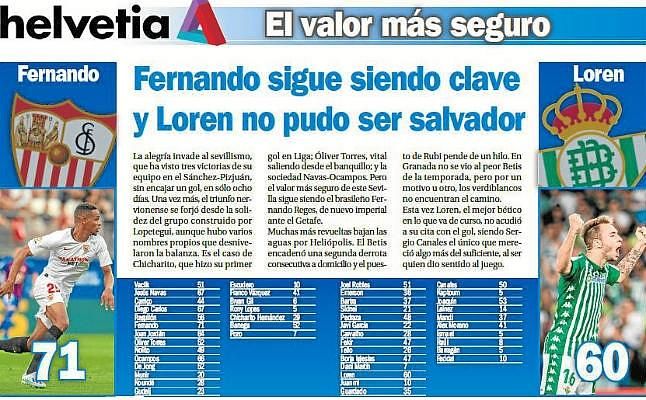 Fernando ve la quinta y Rubi aplaza el debate en el Betis