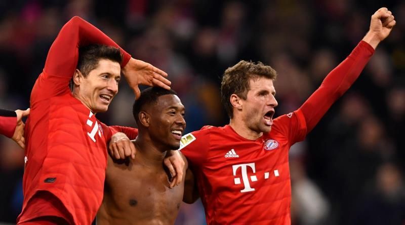 El Bayern golea al Dortmund (4-0) con doblete de Lewandowski