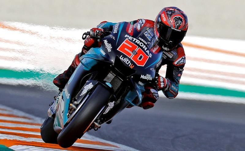 Quartararo cierra la jornada de MotoGP al frente