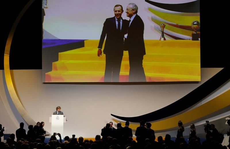 Florentino Pérez: "Estamos en un proceso de transformación que conducirá a nuevos triunfos"