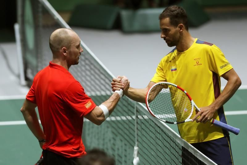 Darcis logra ante Giraldo la primera victoria de la nueva Copa Davis