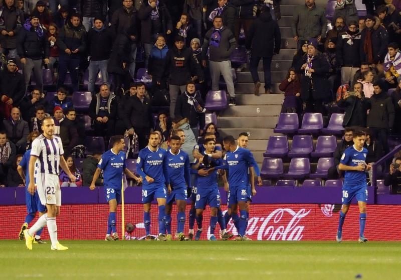 0-1. El Sevilla gana en Zorrilla con un penalti repetido