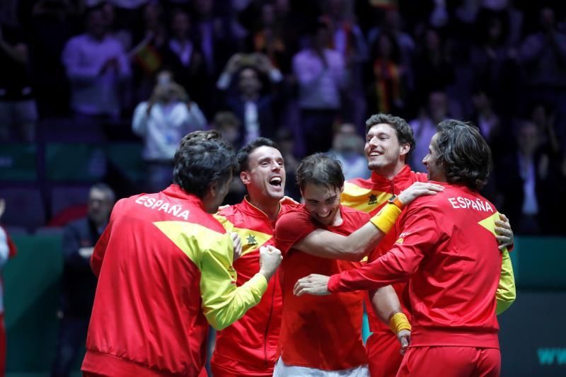 España gana la Copa Davis por sexta vez con un Nadal pletórico