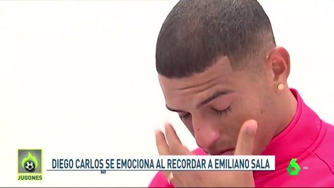 Diego Carlos se emociona al recordar a Emiliano Sala