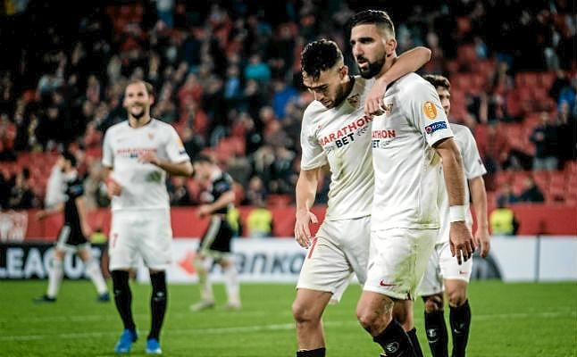 El Sevilla logra un pleno histórico en la Europa League