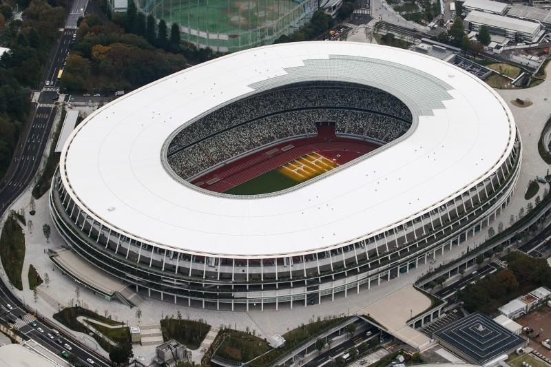 El nuevo Estadio Olímpico de Tokio, listo para los Juegos de 2020