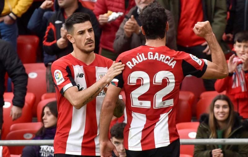 2-0. Raúl García y Yuri fortalecen al Athletic en la zona europea