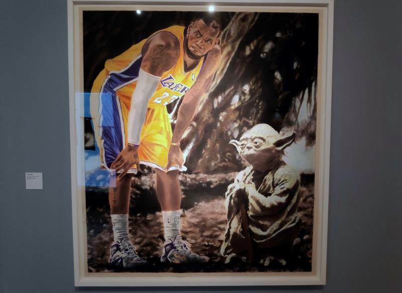 Arte y baloncesto se dan cita en una exposición en Miami