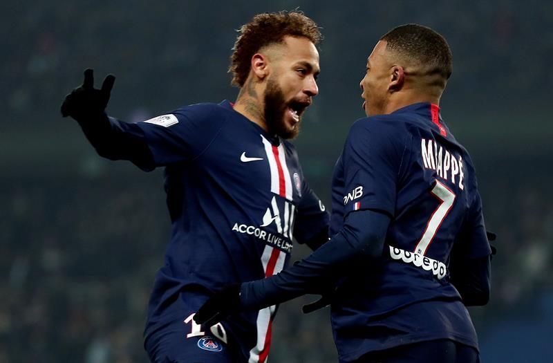 Mbappe y Neymar propician el triunfo del PSG ante el Nantes