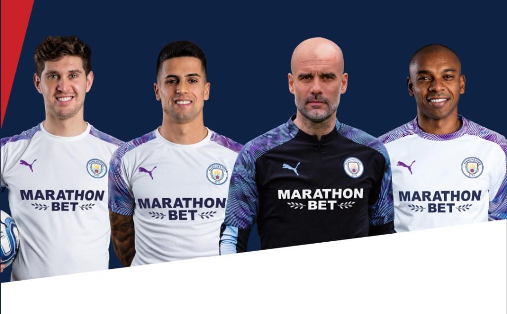 Marathonbet patrocinará el kit de entrenamiento del Manchester City