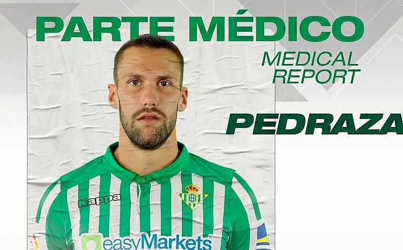 El Betis confirma la lesión de Pedraza