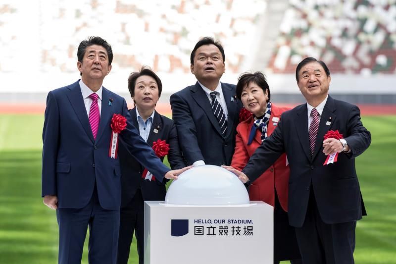 Inaugurado el nuevo estadio olímpico de Tokio, que se estrenará en enero