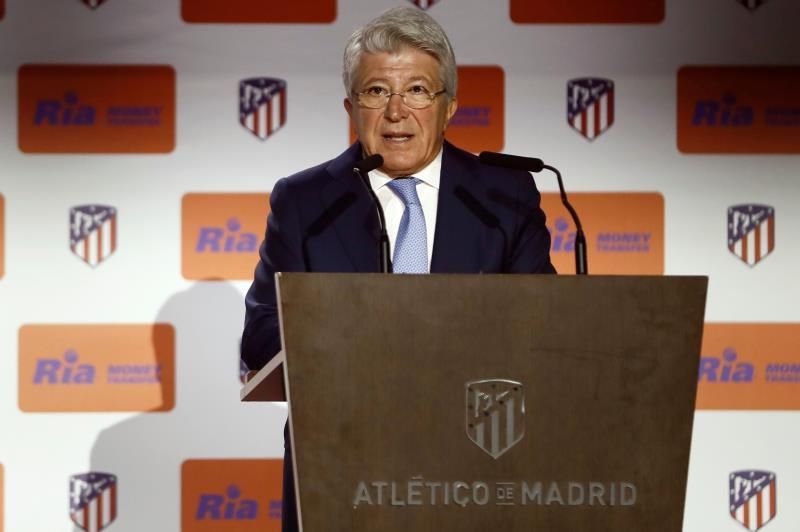 Enrique Cerezo, "orgulloso y contento" por el 2019 del Atlético