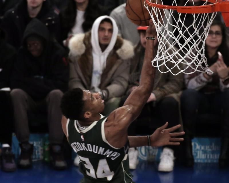 117-89. Antetokounmpo y Bucks ganan a Pacers en el duelo de favoritos de la División Central