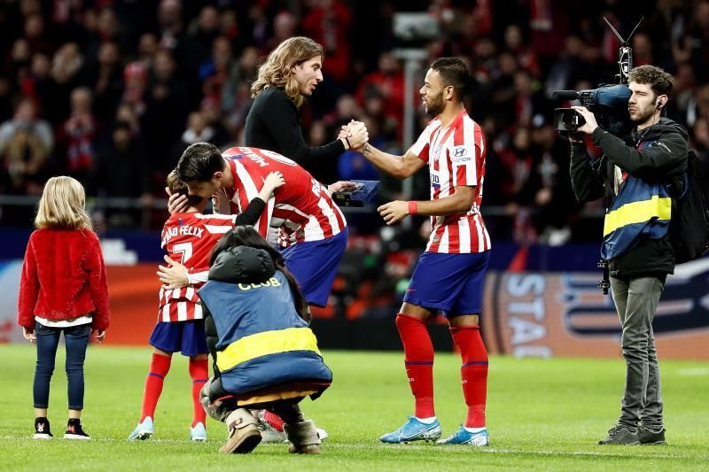 Filipe Luis: "No hay mejor delantero para el Atleti que Diego Costa"