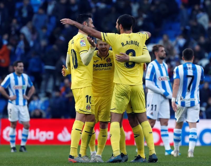 1-2. Villarreal remonta a la Real y sigue de dulce en San Sebastián