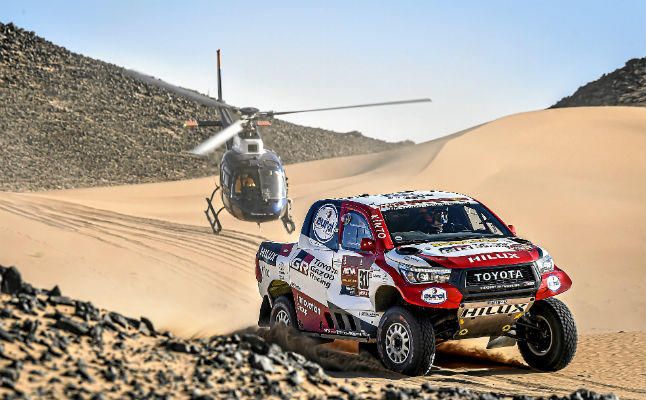 Alonso acaba segundo en la octava etapa del Dakar