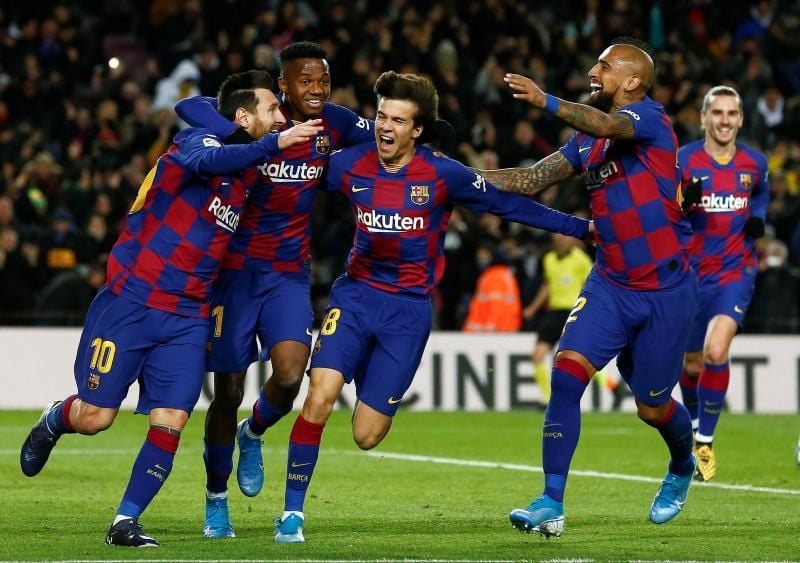 1-0. Messi le regala la primera victoria a Quique Setién