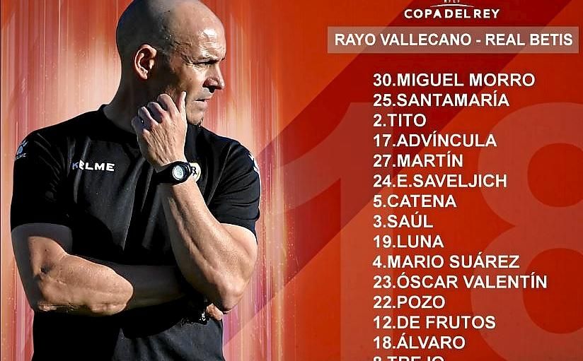 Ulloa, novedad en la lista de Rayo para la Copa
