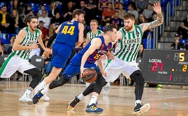 Al Betis le faltó algo de fortuna en el Palau (77-59)