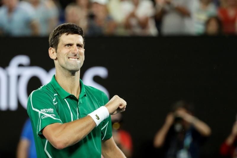 Djokovic acaba con Federer y buscará su octavo título en Melbourne