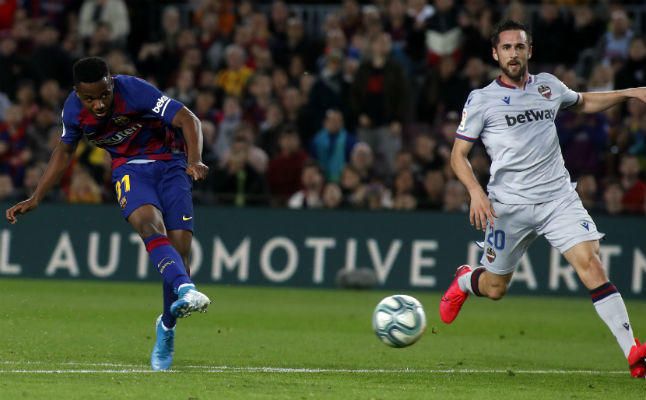 Ansu Fati le quita un récord al bético Juanmi