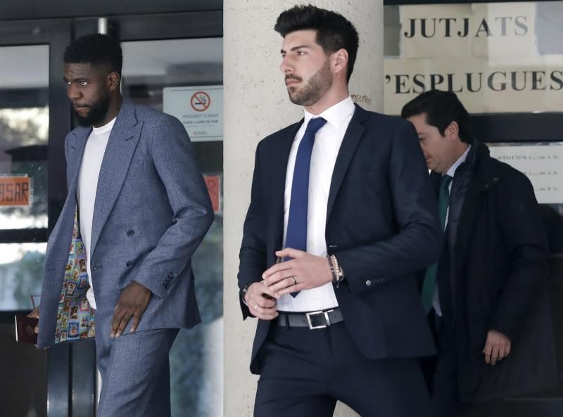 Umtiti niega haber destrozado una casa de alquiler en Esplugues
