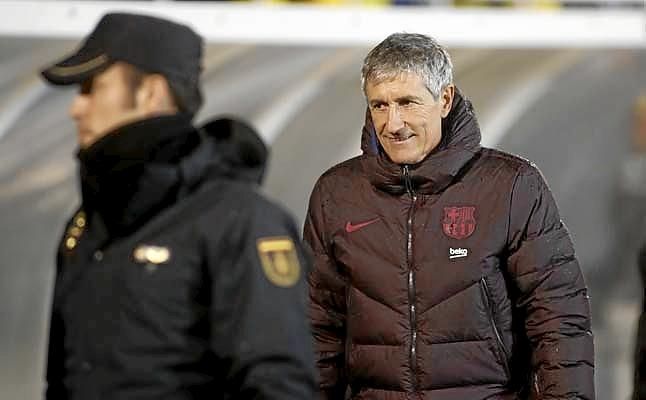 Setién, con lo puesto ante el Betis, cita a cuatro del filial