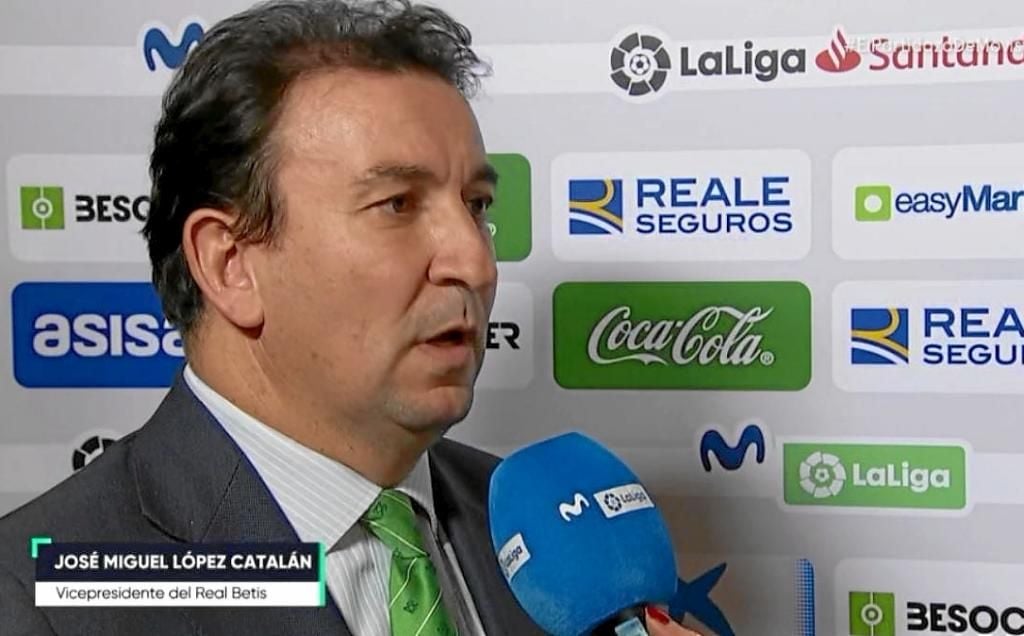 López Catalán: "Los árbitros están persiguiendo al Betis"