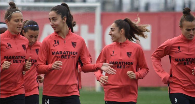 El Sevilla FC prepara con ilusión su estreno en la Copa de la Reina