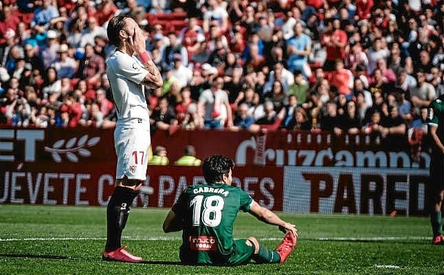 Sevilla F.C. 2-2 Espanyol: Devorado por un manojo de nervios