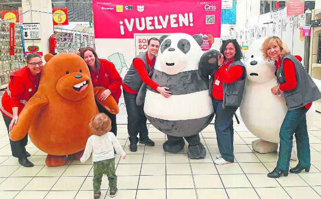 Los Osos Solidarios llegan a Alcampo